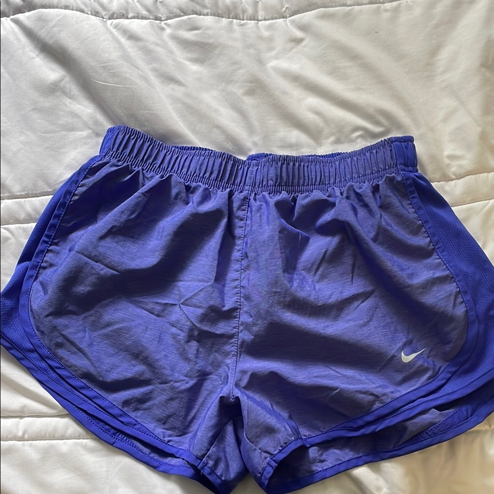 Nike Purple Athletic Shorts Lightweight Elastic Waistband